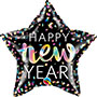 1202-3285  20"  HAPPY NEW YEAR Iridescent
