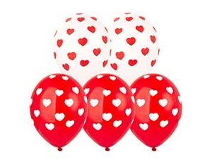 1103-3274 Шелкография пастель 14" Сердца браш