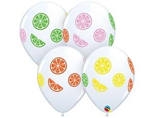 1103-3315 Шелк 11" Фрукты цитрусовые разноцветн/Q