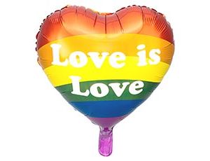 1202-3695  18"  LOVE IS LOVE