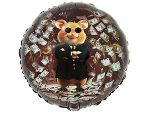 1202-4084 К 18" Капитан Удача Хомяк