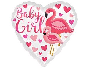 1202-4176 А 18" BABY GIRL Фламинго Мама и МалышS40