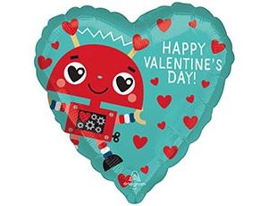 1202-4226 А 18" HVD Робот влюбленный сердца S40