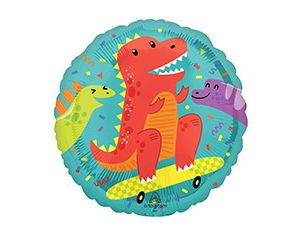 1202-4291 A 18" Динозавры весёлые S40