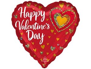 1203-0835 А ДЖАМБО HVD Сердца глиттер P32