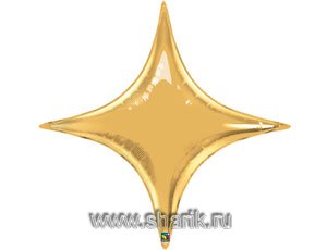 1204-0300 П Б/РИС 40" ЗВЕЗДА 4х-конечная Gold