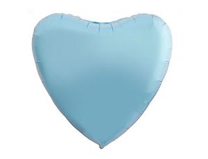 1204-1023 Р Б/РИС СЕРДЦЕ 30" Пастель Cool Blue