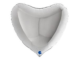 1204-1277 Г Б/РИС СЕРДЦЕ 36" Металлик Silver