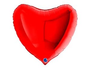 1204-1278 Г Б/РИС СЕРДЦЕ 36" Металлик Red