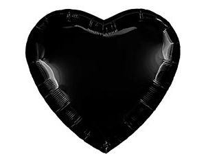 1204-1412 Р Б/РИС СЕРДЦЕ 36" Пастель Black