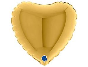 1204-1470 Г Б/РИС СЕРДЦЕ 4" Металлик Gold 5
