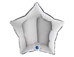 1204-1487 Г Б/РИС ЗВЕЗДА 18" Металлик Silver