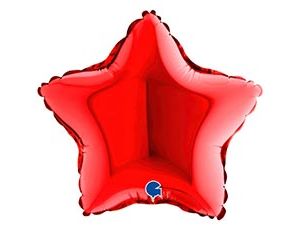 1204-1489 Г Б/РИС ЗВЕЗДА 9" Металлик Red