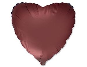 1204-1495 Ф Б/РИС 18" СЕРДЦЕ Сатин Rooibos