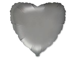 1204-1500 Ф Б/РИС 18" СЕРДЦЕ Сатин Steel Grey