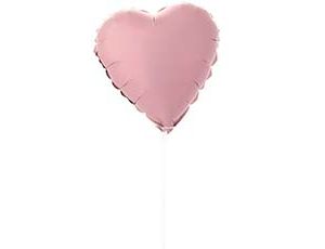 1204-1591 Р Б/РИС СЕРДЦЕ 9" Пыльная роза