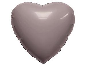 1204-1632 Р Б/РИС СЕРДЦЕ 18" Мокко