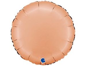1204-1672 Г Б/РИС КРУГ 18" Сатин Peach