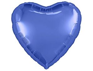 1204-1726 Р Б/РИС СЕРДЦЕ 18" Деним Бохо