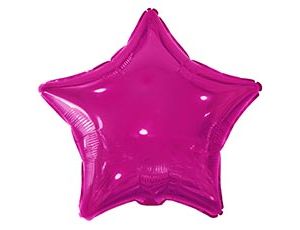 1204-1742 К Б/РИС ЗВЕЗДА 18" Металлик Fuchsia