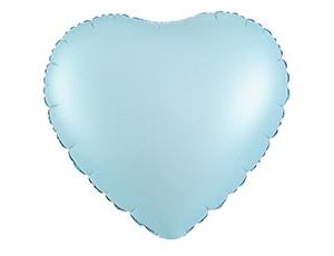 1204-1759 К Б/РИС СЕРДЦЕ 18" Сатин Blue