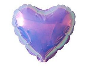 1204-1794 К Б/РИС СЕРДЦЕ 10" Перламутр сиреневый