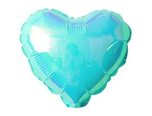 1204-1797 К Б/РИС СЕРДЦЕ 10" Перламутр голубой