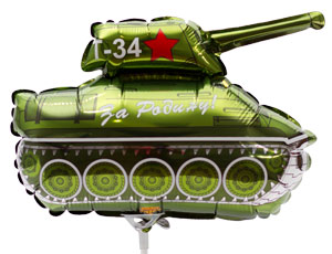 1206-0919 Ф М/ФИГУРА/3 РУС Танк Т-34/FM