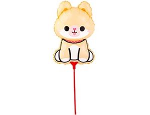 1206-1545 К М/ФИГУРА Щенок бежевый на палочке