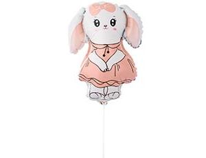 1206-1651 К М/ФИГУРА Зайка в платье розовом