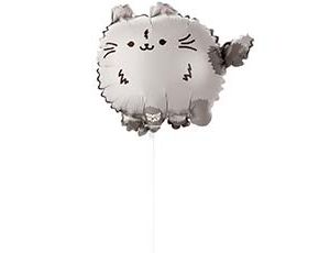 1206-1690 К М/ФИГУРА ПушМяу Кошка серая