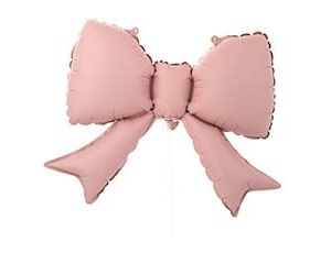 1206-1742 К М/ФИГУРА Бант розовый сатин