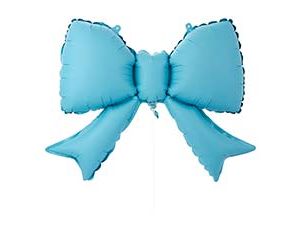1206-1745 К М/ФИГУРА Бант голубой сатин
