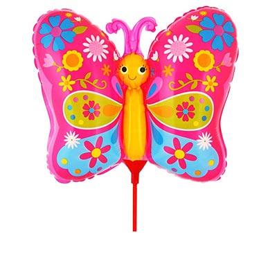 1206-1771 К М/ФИГУРА Бабочка яркая на палочке