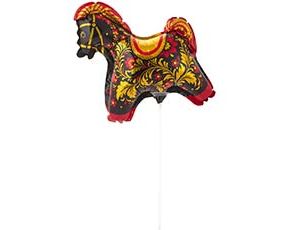 1206-1783 Р М/ФИГУРА Лошадка Золотая роспись