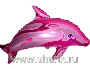 1207-0455 Ф ФИГУРА/11 Дельфин розовый(FM)