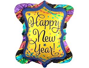 1207-2941 А ФИГУРА/P35 HNY Табличка праздничная