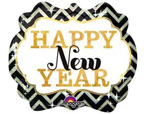 1207-3054 А ФИГУРА/P40 HNY Шеврон черн-бел-зол гол