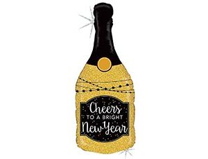 1207-3375 Б ФИГУРА CHEERS NEW YEAR Бутылка шамп