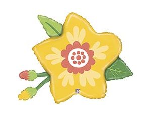 1207-4339 Б ФИГУРА Цветок желтый с бутонами