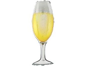 1207-4586 К ФИГУРА Бокал шампанского