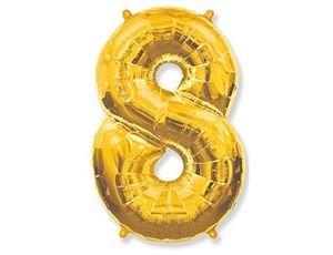 1207-4819 Ф ЦИФРА 8  40" Gold  без УП