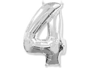 1207-4824 Ф ЦИФРА 4  40" Silver  без УП