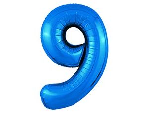 1207-5030 Р ЦИФРА 9  40" Металлик Blue