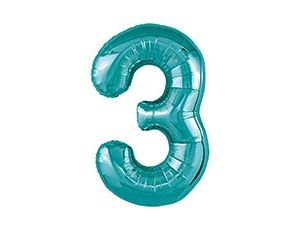 1207-5034 Р ЦИФРА 3  40" Металлик Ocean