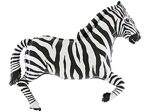 1207-5106 К ФИГУРА Зебра черно-белая