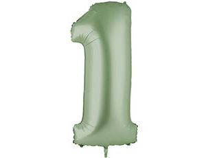 1207-5139 Г ЦИФРА 1  40" Сатин Olive Green