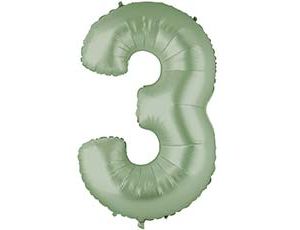 1207-5141 Г ЦИФРА 3  40" Сатин Olive Green