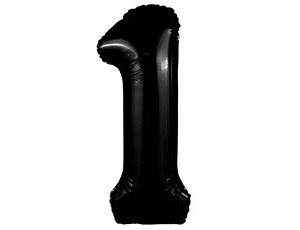 1207-5190 Р ЦИФРА 1  40" Пастель Black