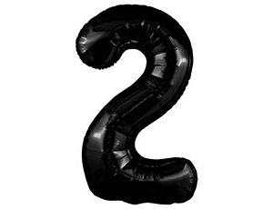 1207-5191 Р ЦИФРА 2  40" Пастель Black